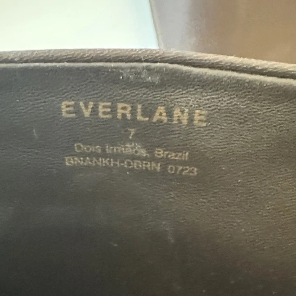 Everlane The Knee-High Banana Boot, Dark Brown, Sz 7 - Picture 9 of 9